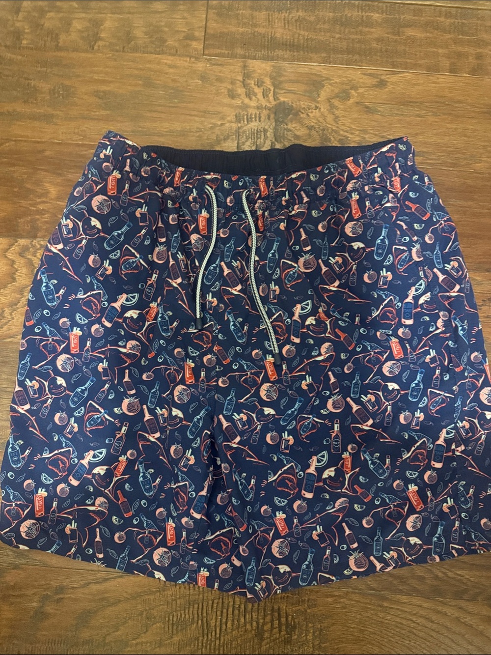 Peter Millar Navy Multicolor Printed Men’s Hybrid Shorts